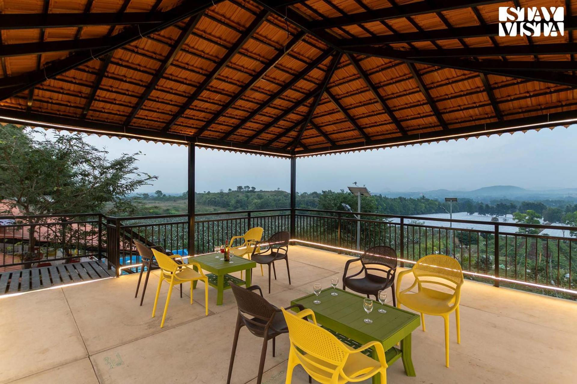 Stayvista'S Harvest Haven - Pool-View Villa With Deck & Machan Near Sula Nashik Exterior photo
